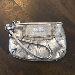 Coach Light Gold Wristlet